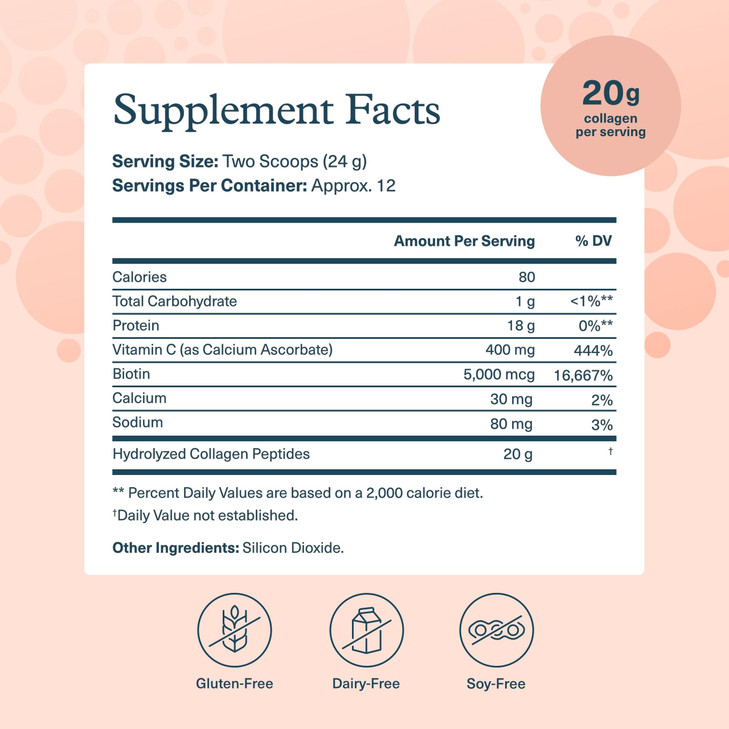 Youtheory Collagen Powder - Hydrolyzed Collagen Peptides with Vitamin C - Supports Healthy Bones, Joints & Immune System* - Unflavored - 10 oz (10-Da