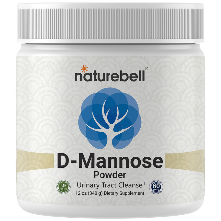 NatureBell D Mannose Powder, 12oz | Instantized for Max Absorption  Fast Acting Cleanse  Urinary Tract & Bladder Health Support  Flush UTI Impurit