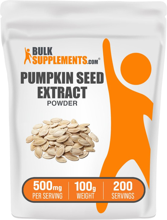 BulkSupplements.com Pumpkin Seed Extract Powder - Pumpkin Seed Supplement, Herbal Supplement - Vegan & Gluten Free, 500mg per Serving, 100g (3.5 oz)