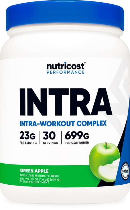 Nutricost Intra Workout Powder, 30 Servings (Green Apple) - Non-GMO, Gluten-Free Supplement