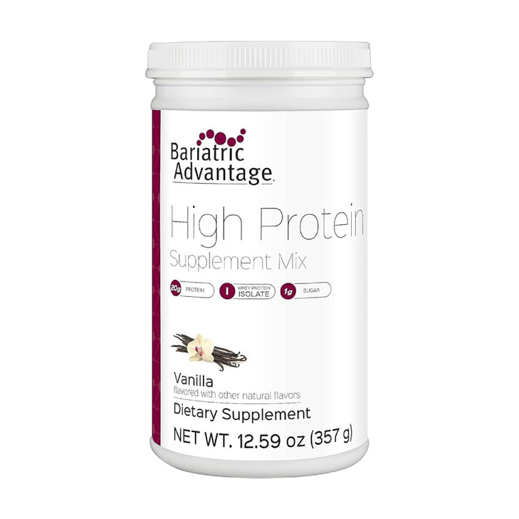 Bariatric Advantage High Protein Supplement Mix - Protein Powder - 20 g Protein - for Pre- & Post-Bariatric Surgery Patients - Iron, Calcium & More -