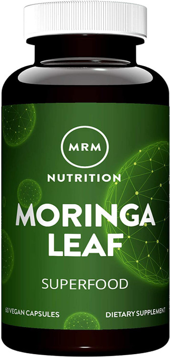 MRM Nutrition Moringa Leaf Capsules | 600mg Moringa | Superfoods | 60 Servings