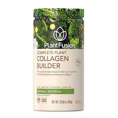 PlantFusion Vegan Collagen Powder - Plant Based Collagen Protein Powder For Muscle & Joints, Hair, Skin & Nails - Keto, Gluten Free, Soy Free, Non-Da