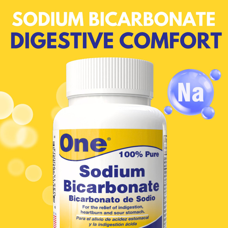 Arymar Pure Sodium Bicarbonate 16oz - Natural Antacid Powder for Digestive Comfort, Baking, and Cleaning