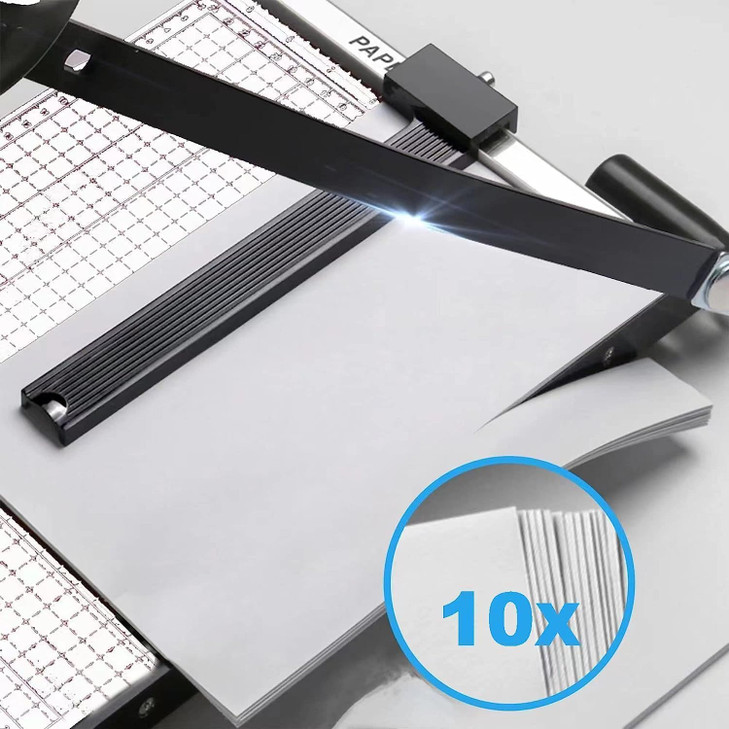 Paper Cutter for Cardstock Heavy Duty 12 inch, 12" Cut Length Guillotine Paper Trimmer for Cardstock Metal Base?for Home Office Classroom School, Jad