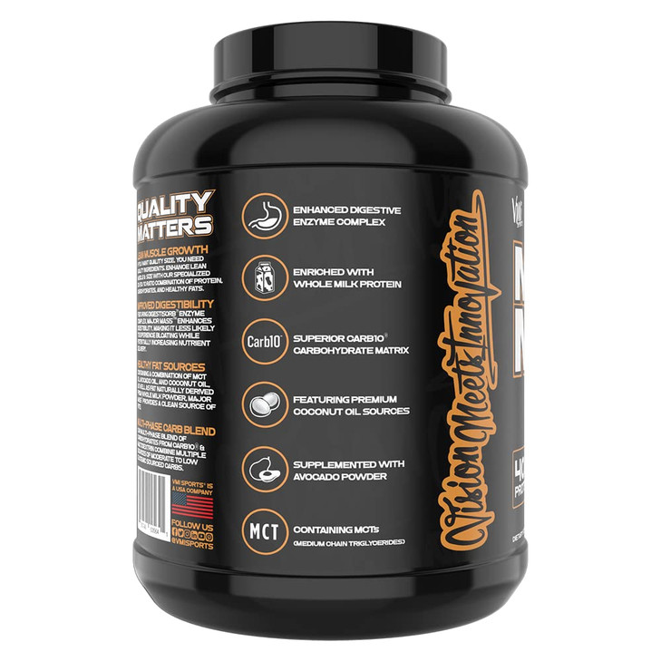 VMI Sports | Major Mass Lean Mass Gainer | Mass Gainer Protein Powder for Muscle Gain | Weight Gainer Protein Powder for Men | Weight Gainer for Wome