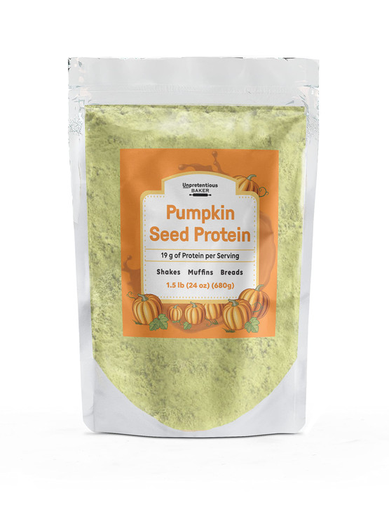 Unpretentious Baker Pumpkin Seed Protein Powder, 1.5 lb, Bread, Muffins, Smoothies