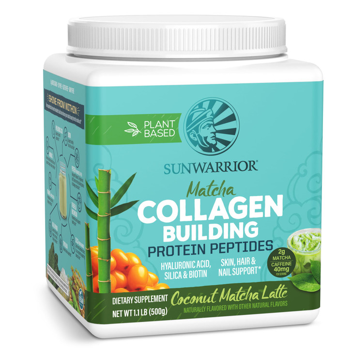 Vegan Collagen Protein Powder for Women Silica Plant Based Collagen Powder with Vegan Hair Skin and Nails Vitamins Non-GMO No Added Sugar Soy Dairy &