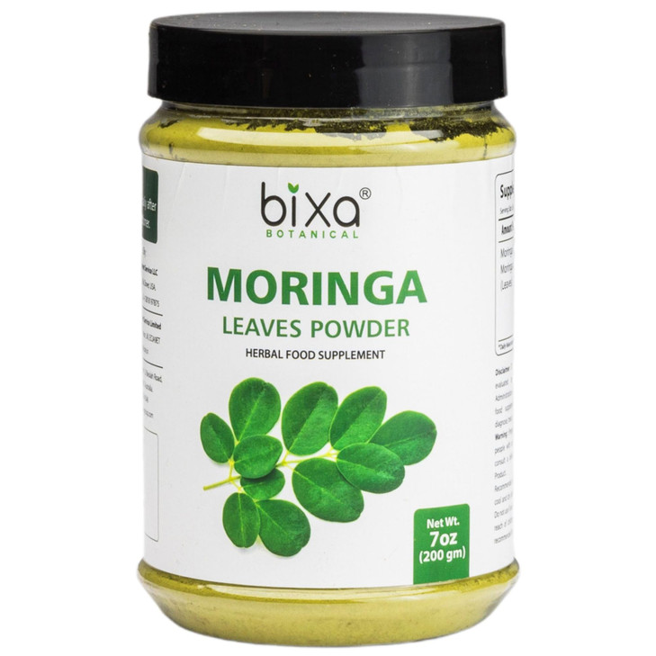bixa BOTANICAL Moringa Powder (Organic Moringa Oleifera - 100% Pure Moringa Leaf/Drum Stick Shigru) | Perfect for Drinks, Tea,Smoothies & Recipes - 7