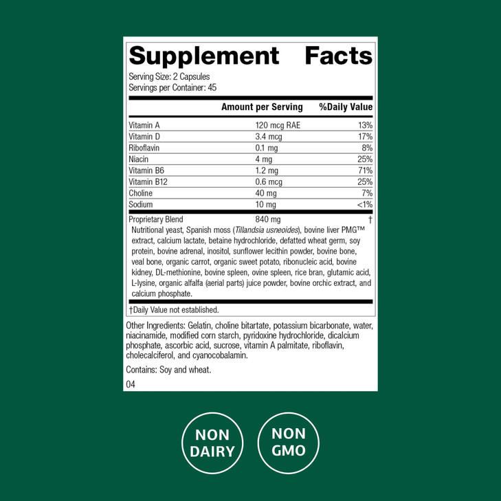 Standard Process Senaplex - Nervous System Support with Niacin, Vitamin B12 & B6 - Supports Brain Health & Cellular Health - Offers Antioxidant Activ