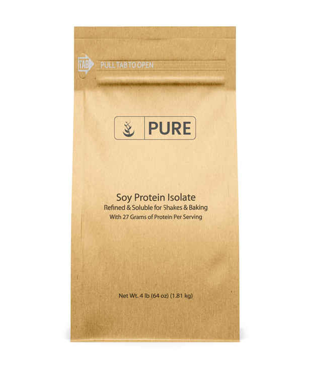 PURE ORIGINAL INGREDIENTS Soy Protein Isolate (4 lb) Always Pure, No Fillers or Additives