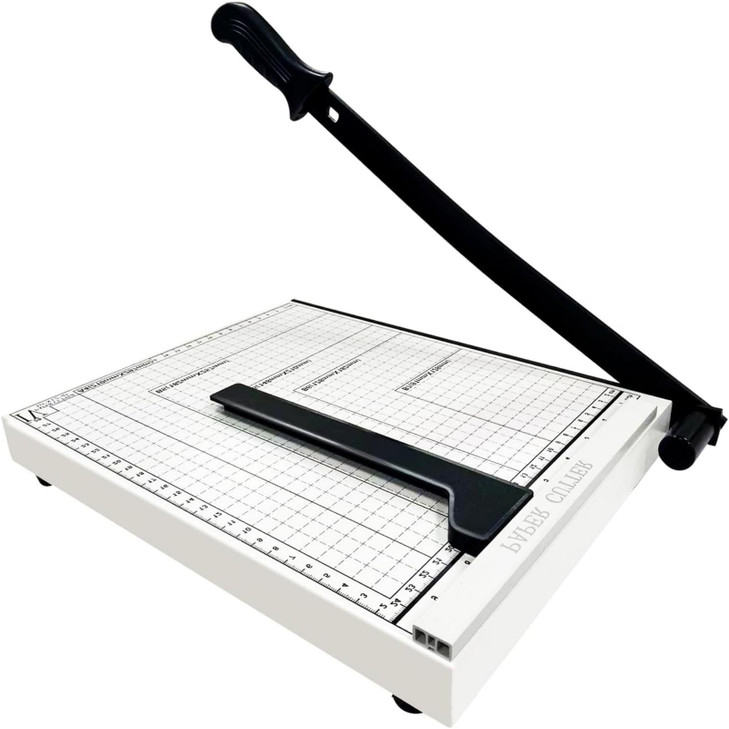Paper Cutter 10 Sheet Capacity, Guillotine Trimmer 12