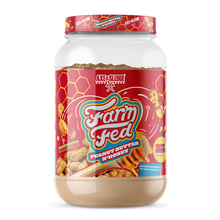 Axe & Sledge Farm Fed 100% Whey Protein Isolate | 25g Protein | Low Carb, Low Sugar, Gluten Free | Protein Powder for Men and Women | Keto | Made in