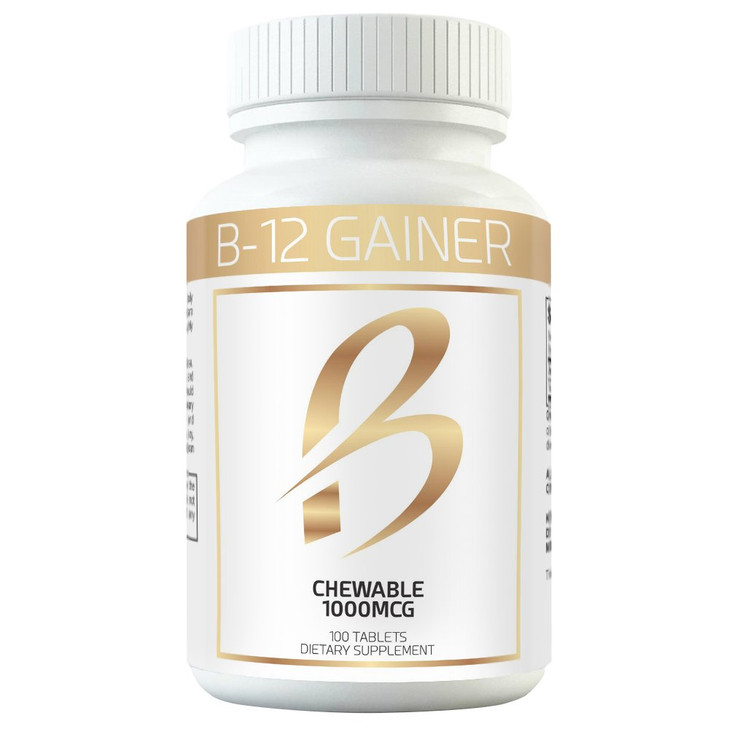 Weight Gainer B-12 Chewable Absorbs Faster Than Weight Gain Pills for Fast Massive Weight Gain in Men and Women While Opening Your Appetite More Than