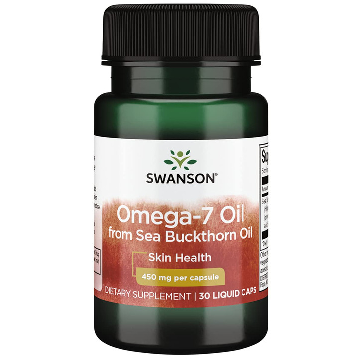 Swanson EFA Omega-7 Oil 450MG 30 LIQ CAPS
