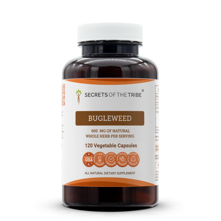 Secrets of the Tribe Bugleweed 120 Capsules, 600 mg, Bugleweed (Lycopus Virginicus) Dried Herb (120 Capsules)