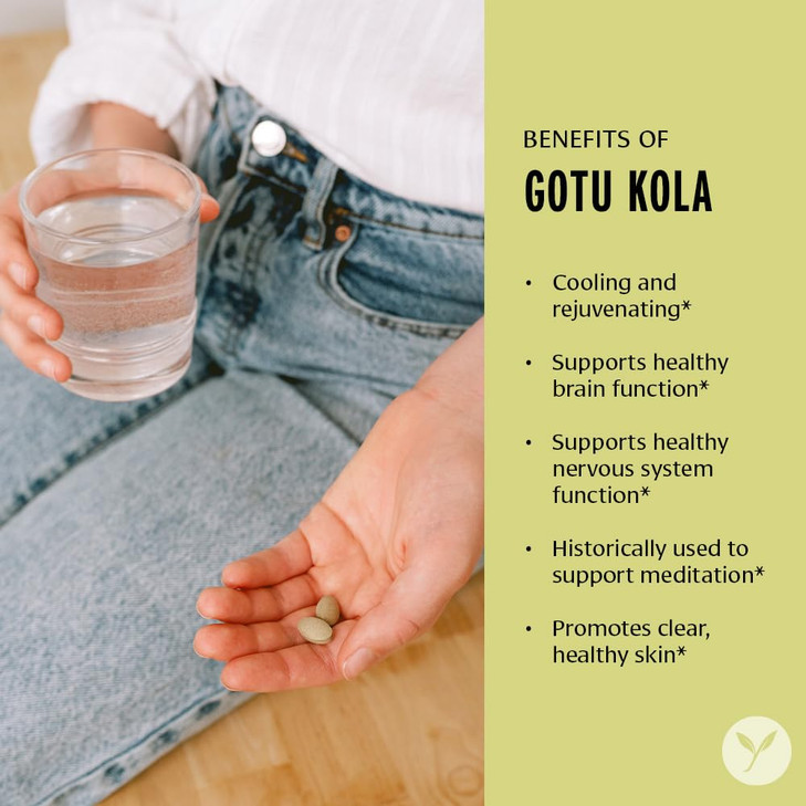 Banyan Botanicals Organic Gotu KolaNootropic Brain Supplement for Mental Clarity, Memory & FocusAdaptogen for Stress Relief & Brain SupportCentell