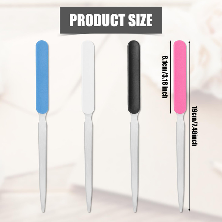 4pcs Letter Opener, Stainless Steel Envelope Opener Slitter Portable Mail Opener Lightweight Letter Opener Knife Envelopes Paper Cutting Tool for Sch