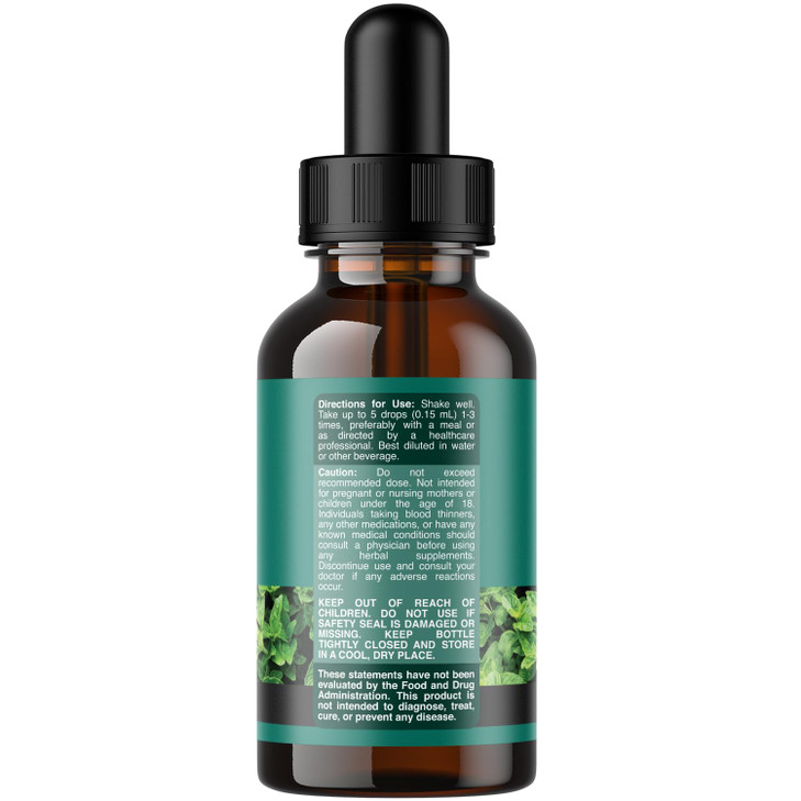Organic Oregano Oil Drops - Super Concentrated Liquid Oil of Oregano with Carvacrol 60% for Digestion & Immune Support- Liquid Herbal Extract Tinctur