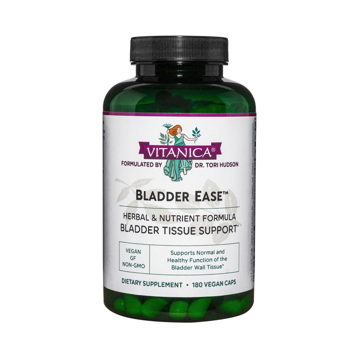 Vitanica Bladder Ease - Herbal Supplement for Bladder Tissue Health Support - Support Healthy Function of the Bladder Wall Tissue - Urinary Health Su