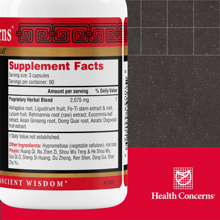 Health Concerns Astra Essence  Herbal Tonic Support Supplement  Traditional Chinese Medicine for Vitality, Memory, Dizziness, Vertigo, Recovery & I