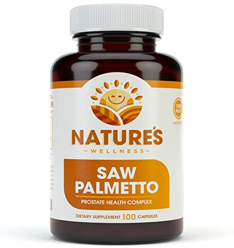1000mg Saw Palmetto Prostate Supplement, Berry Power + Extract - Maximum Strength to Promote Prostate Heath, Reduce Frequent Urination and Block DHT