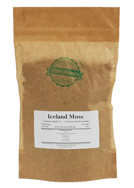 Herba Organica Iceland Moss - Cetraria Islandica L - Herbal Tea (100g)