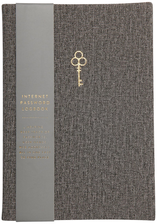 WORLD TRAVELER Password Keeper Logbook with Alphabetized Tabbed Pages. Keep Track of Passwords, Usernames and Licenses with This Discrete & Pocket Si
