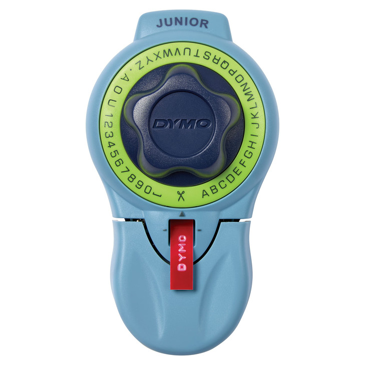 Dymo Junior Home Embossing Label Maker | 42 Character Wheel with Large Knob | No Batteries Required