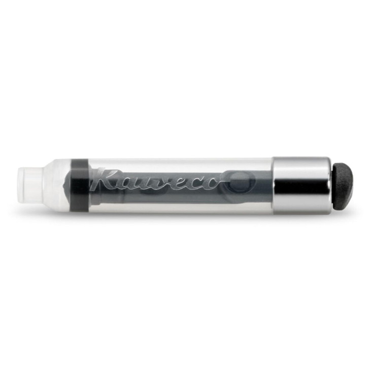 Kaweco Mini Converter Sport 2 Pack, Black/Clear, Writing Instrument