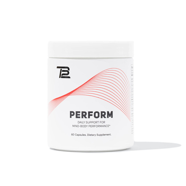TB12 Perform - Premium Performance Supplement with Mango Leaf, Sceletium, Rhodiola, and Ashwagandha to Promote Steady Energy, Aid Focus and Cognitive
