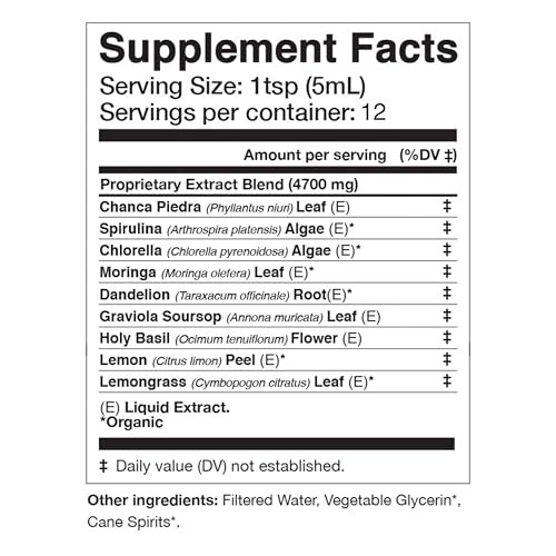 Anima Mundi Apothecary Viridem Greens Detox Elixir - GI & Liver Detox Liquid Supplement, Natural Herb Cleanse with Chlorophyll, Moringa + Organic Chl