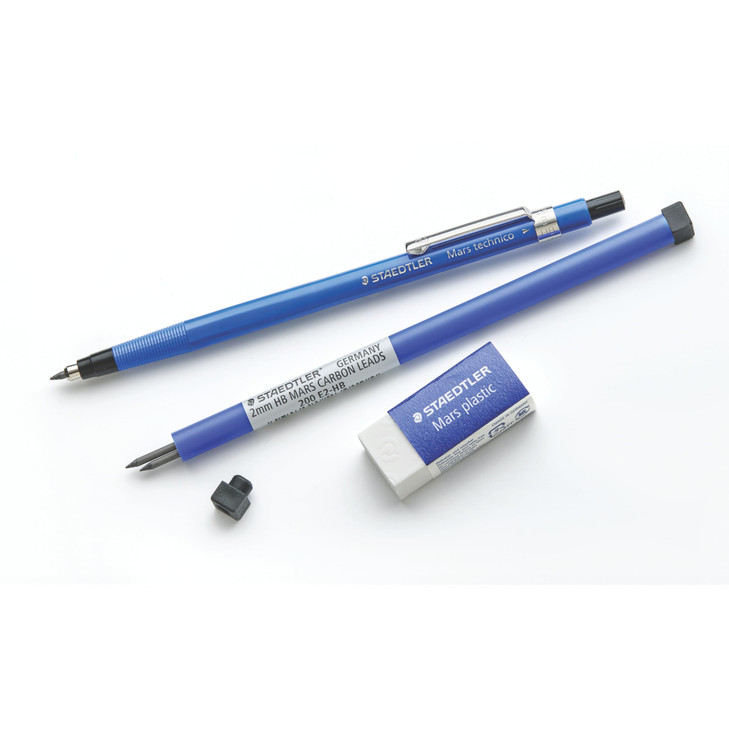 STAEDTLER Mars Technical Mechanical Pencil Set, Blue, (788 SBK4)