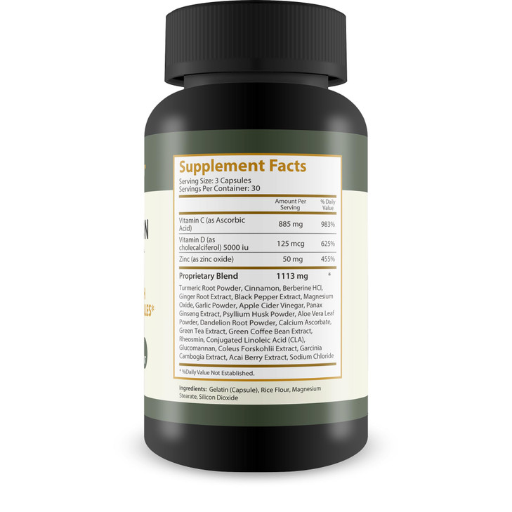 Cinnamon Ritual - Our Best Cinnamon Supplement for Blood Support - Promotes Healthy Blood Flow - Improved Formula W/Turmeric & Vitamins - Glucose Res