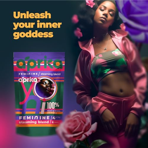aprikalife Yoni Steaming Herbs - 100% Natural V Steam Kit, 17 Healing Herbs for Cleansing and Tightening. Soothe. Rejuvenate. (6 steams)