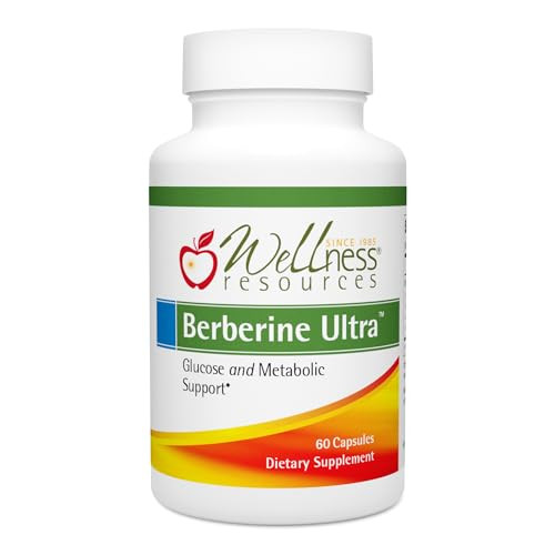 Wellness Resources Berberine Ultra - Advanced Absorption Berberine Phytosome (550mg, 60 Veggie Capsules)
