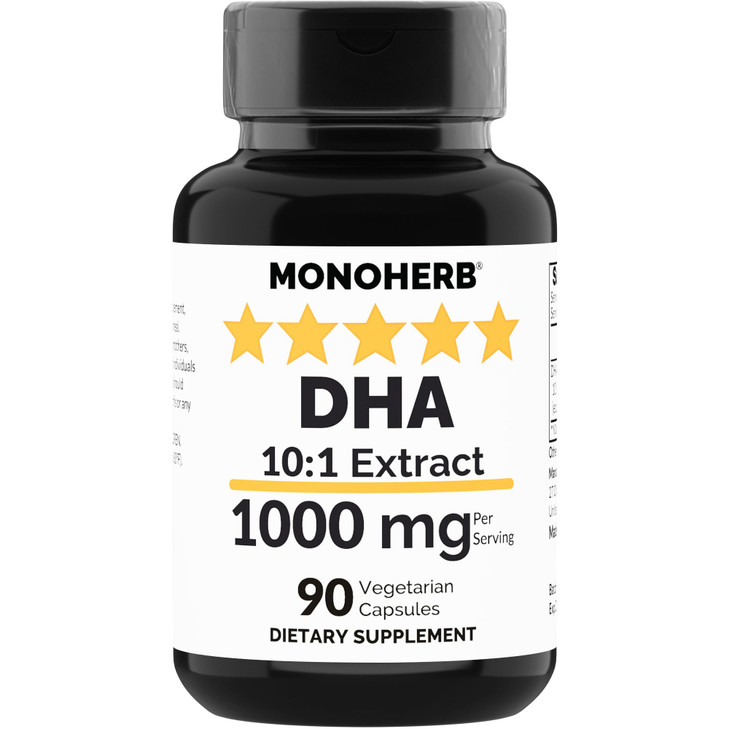 MONOHERB DHA Extract 1000 mg - 90 Vegetarian Capsules