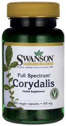 Swanson Full Spectrum Corydalis 400 Milligrams 60 Veg Capsules