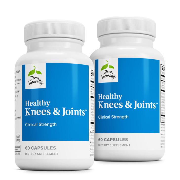 Terry Naturally Healthy Knees & Joints - Dietary Supplement to Support Bone Health & Joint Flexibility - Healthy Knee & Hip Aid with Calcium Fructobo
