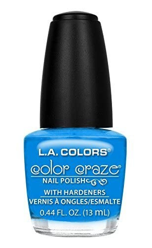 L.A. COLORS Color Craze Nail Polish, Pink Bubbles CNP505
