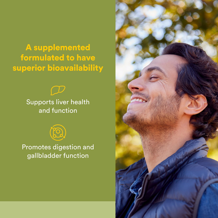 Natural Factors HerbalFactors Premium Milk Thistle, Liver Health Formula, 60 Capsules