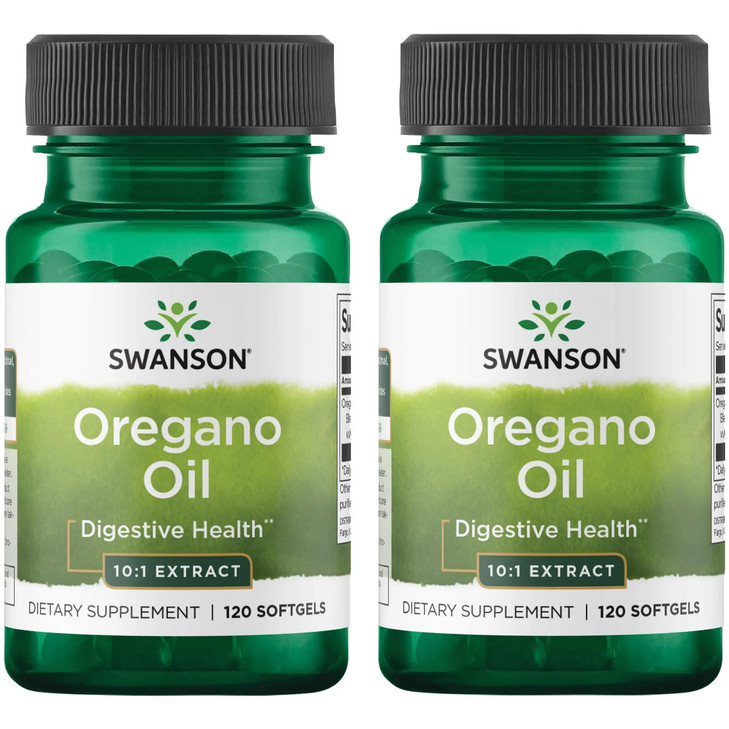 Swanson Oregano Oil 10:1 Extract - Natural Supplement Promoting Digestive Health & Respiratory Support - Supports Gastrointestinal System & Urinary T