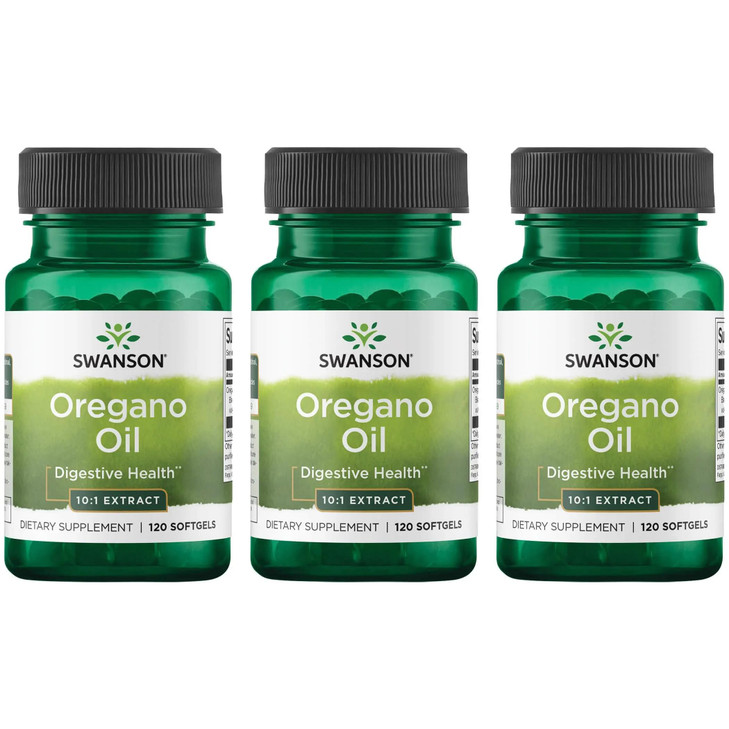 Swanson Oregano Oil 10:1 Extract - Natural Supplement Promoting Digestive Health & Respiratory Support - Supports Gastrointestinal System & Urinary T