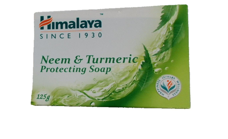 Himalaya Purifying Neem & Turmeric Cleansing Bar for Clean and Healthy Looking Skin, 4.41 Oz (125 gm)