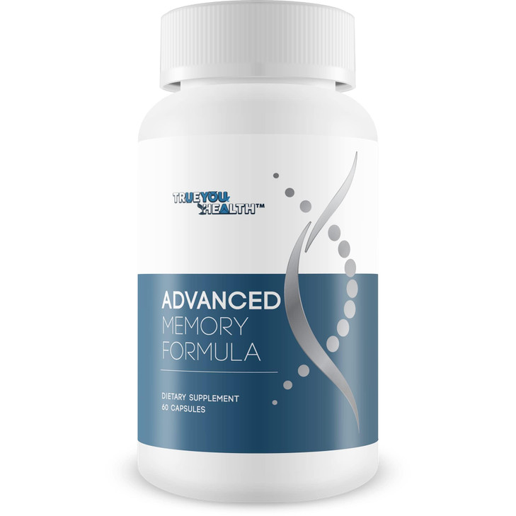 Advanced Memory Formula - by True You Health - Our Best Memory & Brain Formula - Formulated with Ginkgo Biloba and Other Premium Ingredients for Cogn