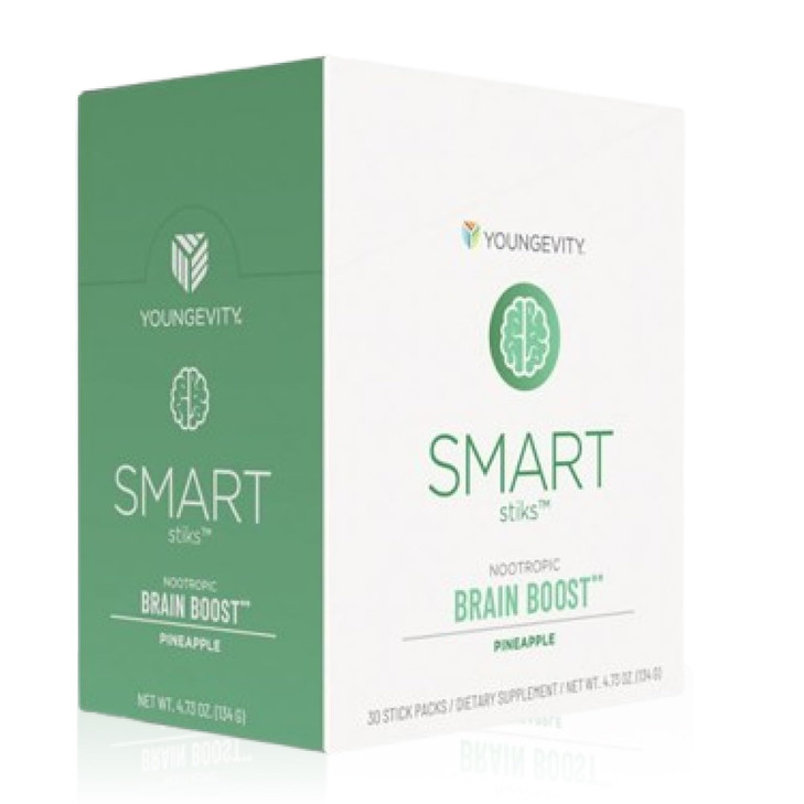 Youngevity Smart | Focus & Clarity | Natural Caffeine | 30 Stick Packs