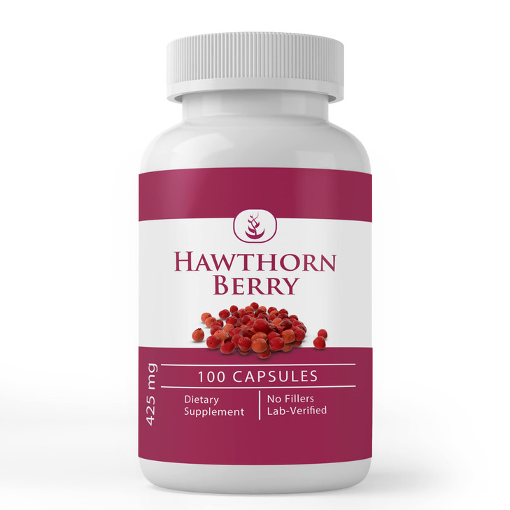 PURE ORIGINAL INGREDIENTS Hawthorn Berry, (100 Capsules) Always Pure, No Additives Or Fillers, Lab Verified