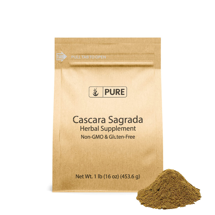 Pure Original Ingredients Cascara Sagrada (1lb) Non-GMO & Gluten-Free, Glycosides