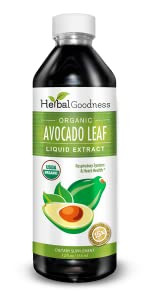 Avocado Leaf Extract Liquid Supplement - Avocado Fruit, Hoja de Aguacate, Avocado Leaves for Vitamins, Dietary Fiber, Skin & Immune Support, Digestiv