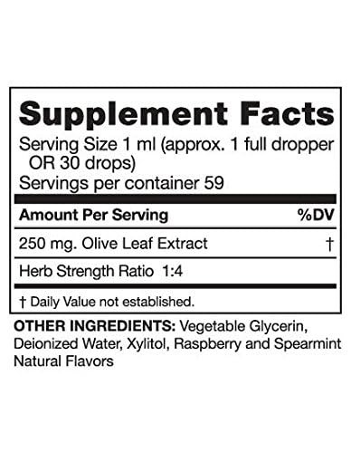 Seagate Products Liquid Olive Leaf Extract for Kids